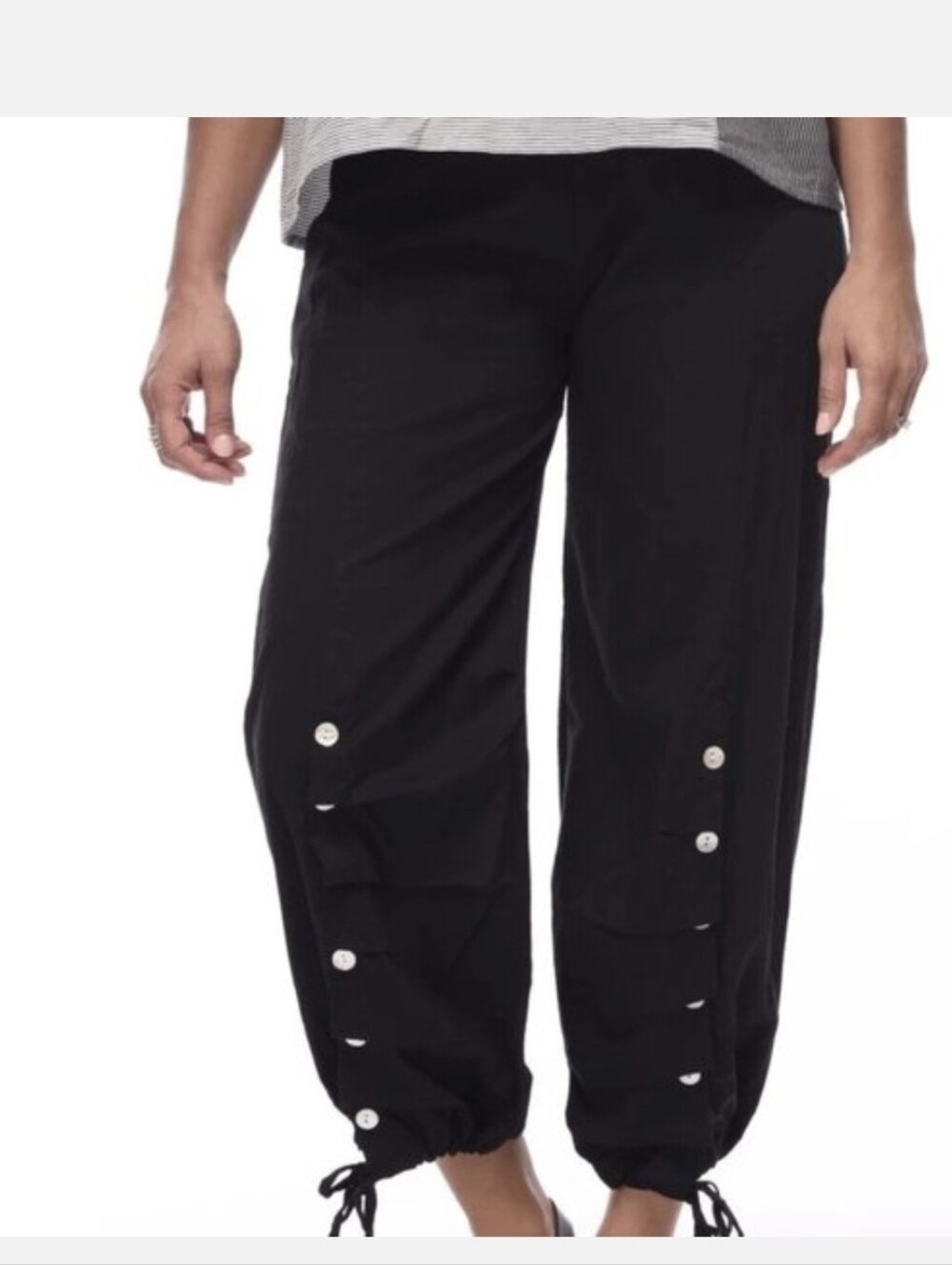 Tulip Clothing Scooter Pants Cotton Silk Blend  Blue Size Small